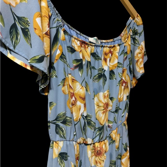 Peach Love Womens Floral Dress Size Medium - Picture 3 of 11